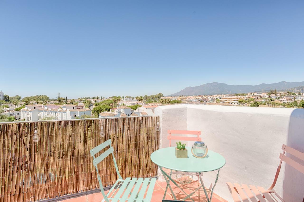 Apartamento Sea & Mountain View Penthouse Estepona Exterior foto